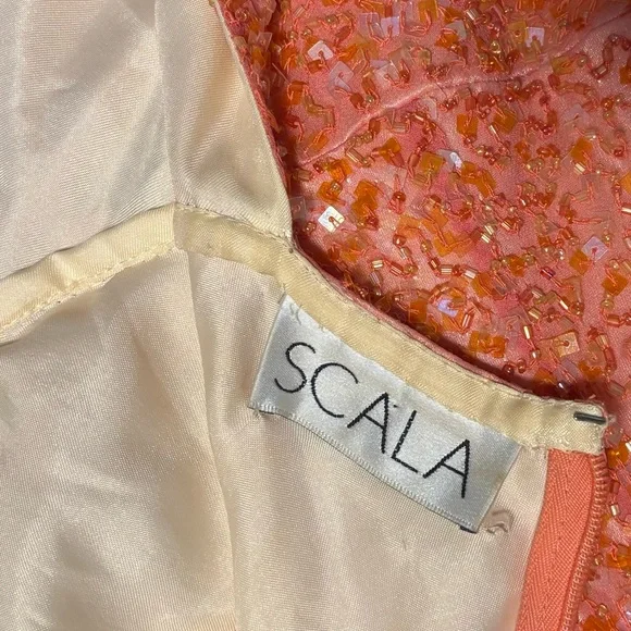Vintage SCALA formal sequin gown - Picture 5 of 7